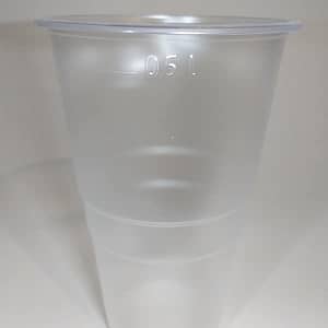 Склянка пластикова 520 мл з міткою 7,2гр Суми